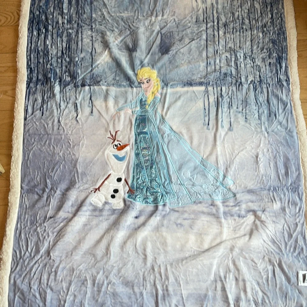 Kids Sherpa Flannel Throw Blanket 50 x 60 inches, Super Soft Cozy Plush Blanket